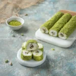 PASHA WITH PISTACHIO POWDER WRAP (Turkish Delight) (Turkish Delight)
